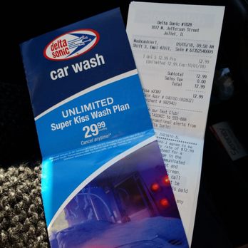 Delta Sonic Car Wash - Just so Kiss Delta Sonic knows we were told it was a "special" for $12.99 a month by the young guy we bought the special from last week. - Car Wash Near Me - Joliet, Illinois Delta Sonic Car Wash - Just so Kiss Delta Sonic knows we were told it was a "special" for $12.99 a month by the young guy we bought the special from last week. - Car Wash Near Me - Joliet, Illinois