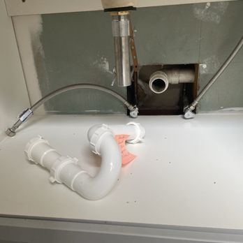 Clark Remodeling And Handyman Services - Unfinished plumbing, installed incorrectly and left this hole. Didn't paint under vanity. - Handyman Near Me - Orange Park, Florida Clark Remodeling And Handyman Services - Unfinished plumbing, installed incorrectly and left this hole. Didn't paint under vanity. - Handyman Near Me - Orange Park, Florida
