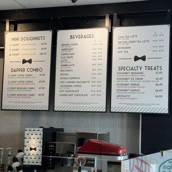 Dapper Doughnut - Menu board - Donuts Near Me - Sanford, Florida Dapper Doughnut - Menu board - Donuts Near Me - Sanford, Florida