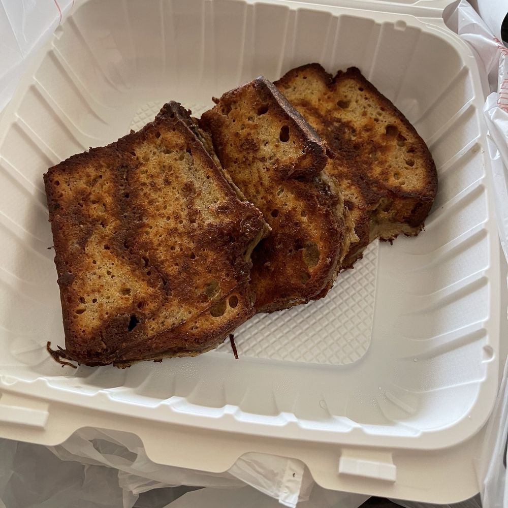 Batter Up Pancakes - Banana bread French toast. SAD - Pancakes Near Me - Clovis, California Batter Up Pancakes - Banana bread French toast. SAD - Pancakes Near Me - Clovis, California