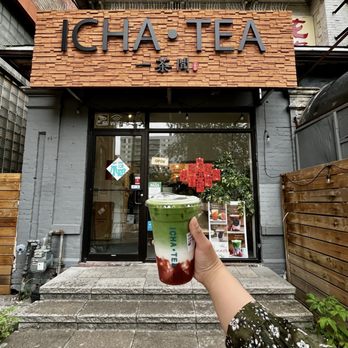 Icha Tea - iced strawberry matcha - Coffee & Tea Near Me - Toronto, Ontario Icha Tea - iced strawberry matcha - Coffee & Tea Near Me - Toronto, Ontario