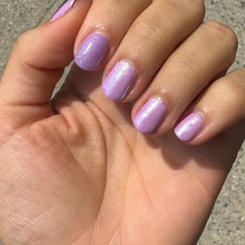 Mom's Beauty Nails - index finger re-done by other salon - Nail Salons Near Me - Brooklyn, New York Mom's Beauty Nails - index finger re-done by other salon - Nail Salons Near Me - Brooklyn, New York