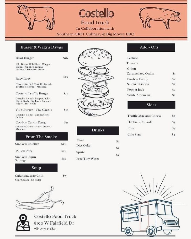 COSTELLO FOOD TRUCK Updated April 2024 8190 W Fairfield Dr