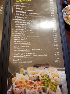 Menu photo 5 Ora Sushi Richmond, BC
