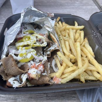 Taste of Greece - Lamb gyro and fries - Greek Near Me - Columbus, Ohio Taste of Greece - Lamb gyro and fries - Greek Near Me - Columbus, Ohio