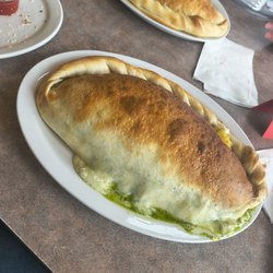 Pete's Pizza - Chicken, garlic calzone.