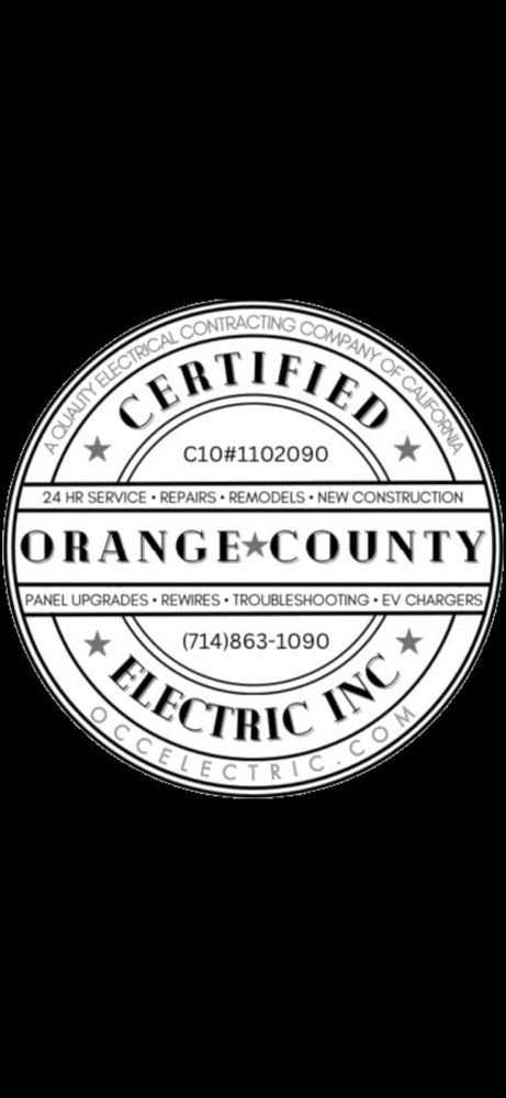 Slide of Orange County Certified Electric