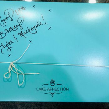 Cake Affection - Cute box, candles and a special happy birthday wish! - Cupcakes Near Me - St. Petersburg, Florida