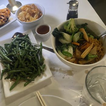 New Moon Restaurants - Chow Mein, Braised String Beans - Chinese Near Me - Montrose, California