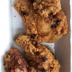 7-Eleven - Decent spicy grilled wings. Surprisingly not fried. Nice