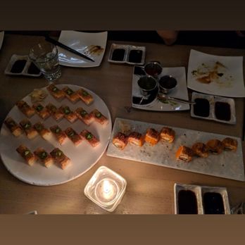 Miku - Miku Roll and Salmon Oshi - Japanese Near Me - Vancouver, British Columbia