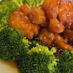 Hong Kong Restaurant - Orange chicken.