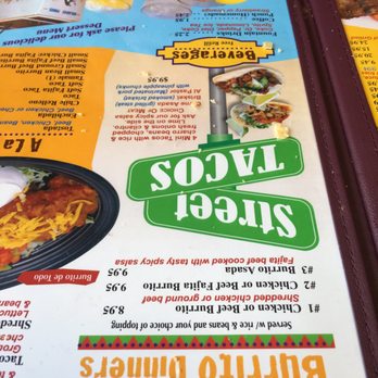 Amigo Juan - Disgusting(hard to see but food all over menu - Mexican Near Me - Atlanta, Texas Amigo Juan - Disgusting(hard to see but food all over menu - Mexican Near Me - Atlanta, Texas