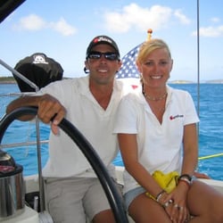 St John Yacht Charters - Captain Jason and first mate Larita (Lou) Carter