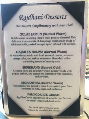Menu photo 6 Rajdhani Artesia, CA