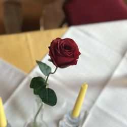 Ristorante Pizzeria La Rustica - Beautiful table setting  delicious food! Wonderful hosts!