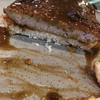Mel's Diner - What was the green layer under the breading?? - New American Near Me - Cape Coral, Florida