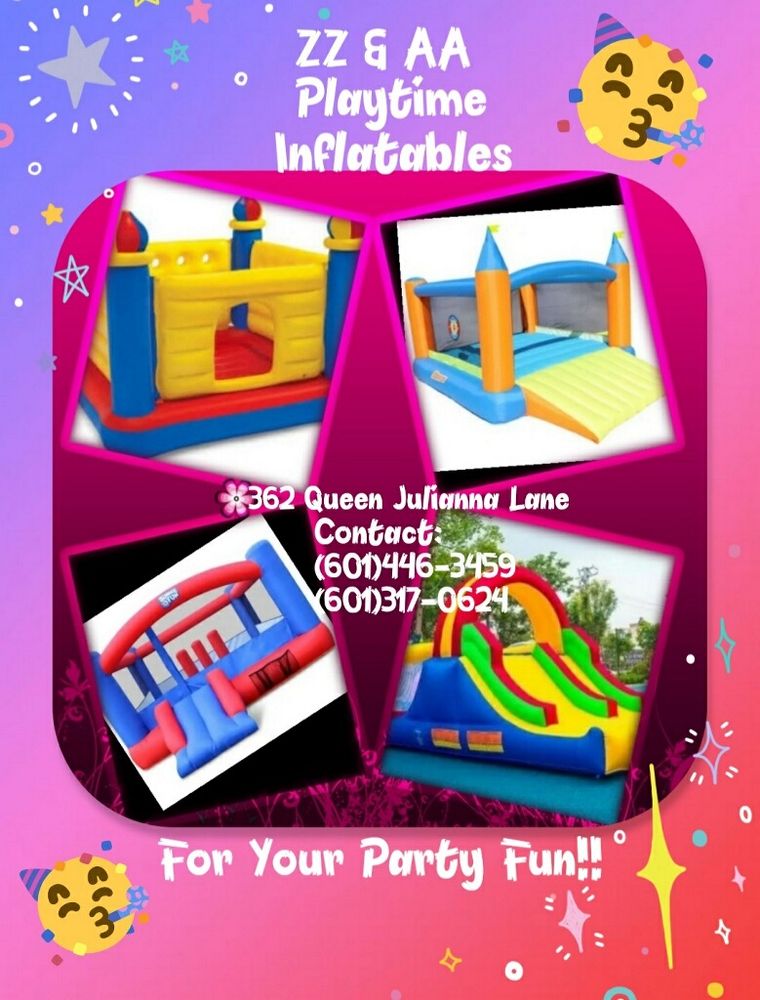 ZZ & AA PLAYTIME INFLATABLES Updated October 2024 362 Queen