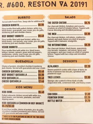Menu photo 2 Super Chicken Reston, VA
