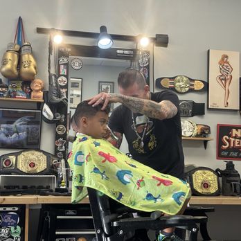 Dapper St. Barbershop - Chase kid's cut - Barbers Near Me - Virginia Beach, Virginia