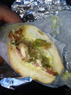Photo of Mott Corner - New York, NY, US. Bengali Style Chicken Sandwich :)