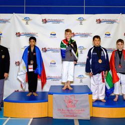 Traditional Karate Center - Matawan - Luciano Maietta (2nd from right) wins Bronze at Global Championship