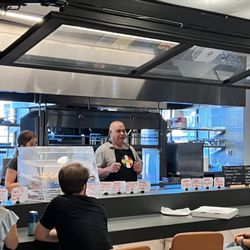 Avalou’s Pop-up - Partake - Louis Lombardi from the Sopranos and his daughter, Ava making pizza orders