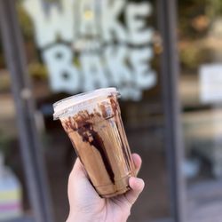 Wake And Bake Cafe - Iced Mocha with Oatmilk