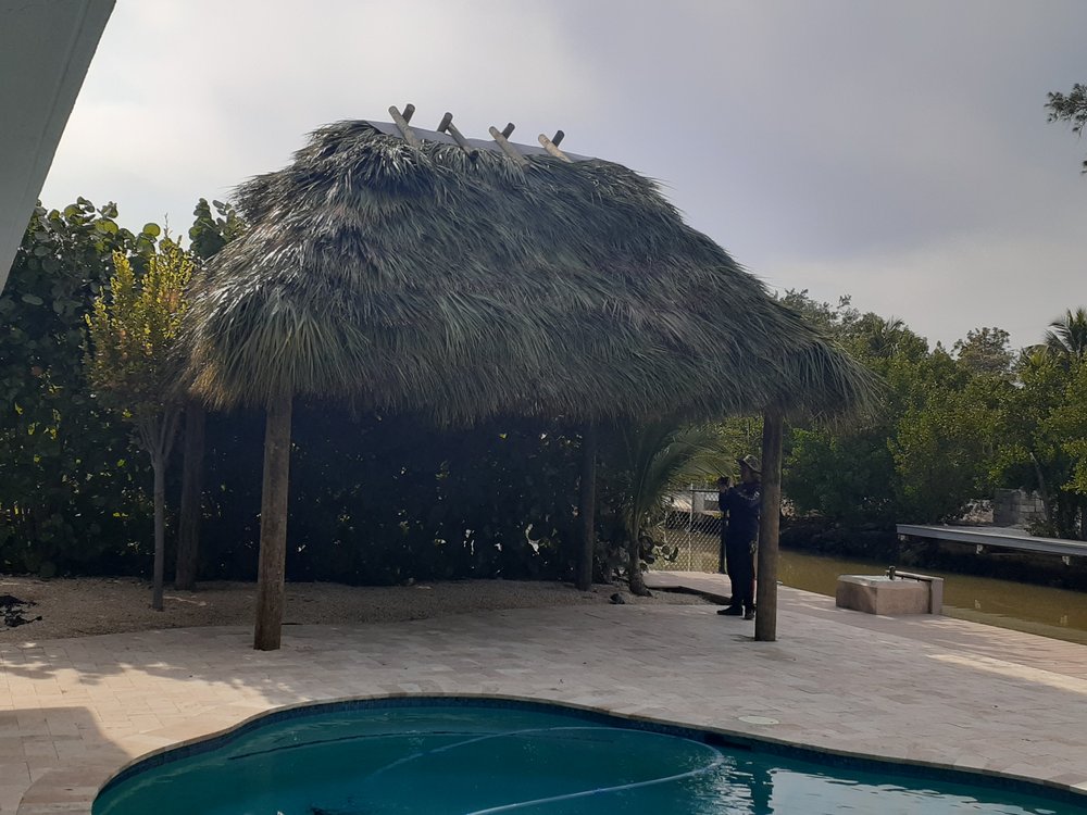 Slide of JM Tiki huts