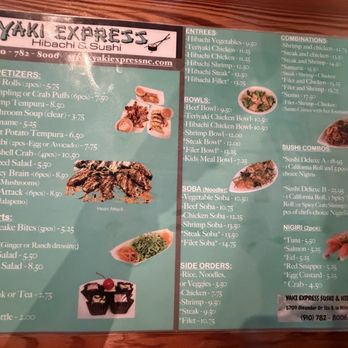 Yaki Express - Wilmington - Menu - Sushi Bars Near Me - Wilmington, North Carolina Yaki Express - Wilmington - Menu - Sushi Bars Near Me - Wilmington, North Carolina