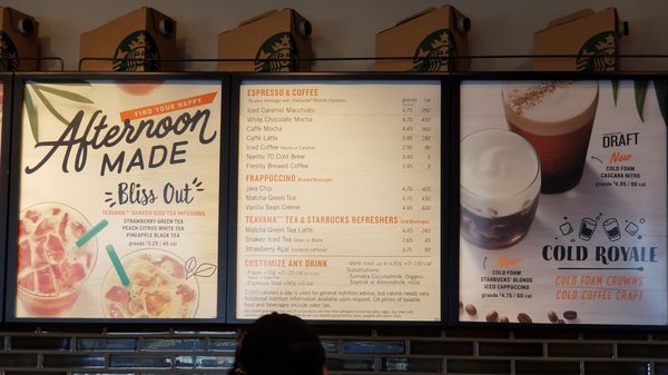 Menu photo 4 Starbucks Torrance, CA