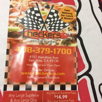 Checkers Pizza & Ribs - Pizza Near Me - San Jose, California