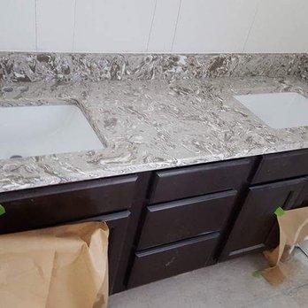 Granite Solutions - two sinks in a bathroom under construction - Countertop Installation Near Me - Elkhart, Iowa Granite Solutions - two sinks in a bathroom under construction - Countertop Installation Near Me - Elkhart, Iowa