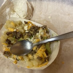 Taqueria La Fogata - Papa Asada con Bistec