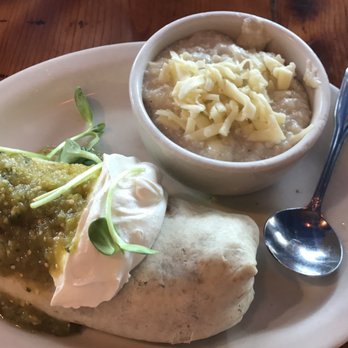 Ria's Bluebird - Bluebird Burrito with cheese grits! - Southern Near Me - Atlanta, Georgia Ria's Bluebird - Bluebird Burrito with cheese grits! - Southern Near Me - Atlanta, Georgia