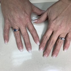 Tv Nails - Pink and white ombré
