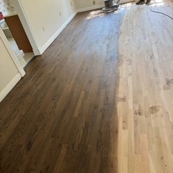 St Peter Flooring - Bona Craft Oil, color: Clay. An alternative for clients concerned about VOCs( no fumes) when compared to regular stains.