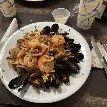 Montegrillo Cucina Italiana - Seafood Combo. More than ample seafood items in the dish. - Italian Near Me - Colls, New Jersey Montegrillo Cucina Italiana - Seafood Combo. More than ample seafood items in the dish. - Italian Near Me - Colls, New Jersey