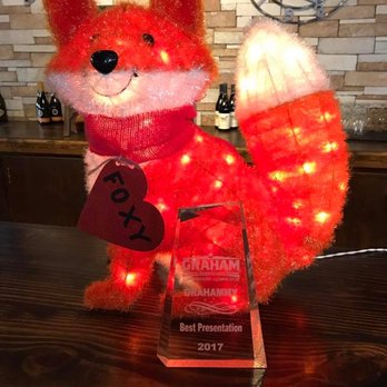 Hungry Fox Restaurant - a red and white stuffed animal - American Near Me - Graham, Texas Hungry Fox Restaurant - a red and white stuffed animal - American Near Me - Graham, Texas