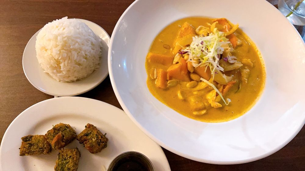 Food from Basil Leaf Thai Cuisine