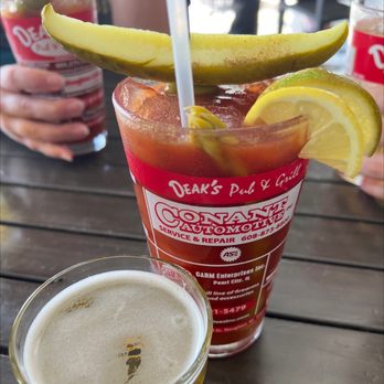 Deak's Pub and Grill - Bloody Mary and Busch Light chaser - American Near Me - Stoughton, Wisconsin