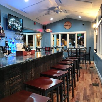 Hook & Vine - Kitchen and Bar - The bar. Luckily for me the restaurant was empty the night I went. - Seafood Near Me - North Beach, Maryland