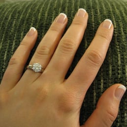 The picture is to show off the nails, not the ring -- I swear! The picture is to show off the nails, not the ring -- I swear!