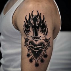 Dark Hearts Tattoo