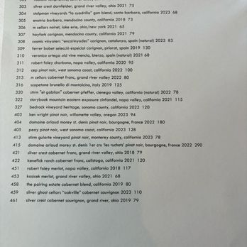 Kiln - Red wine menu - American Near Me - Shaker Heights, Ohio