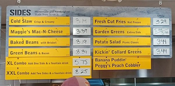 Menu photo 3 Mission BBQ Lake Mary, FL Menu photo 3 Mission BBQ Lake Mary, FL