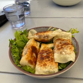 Namu - Spicy Pork Mandu- toasty on the outside and tender in the inside. - Korean Near Me - Durham, North Carolina