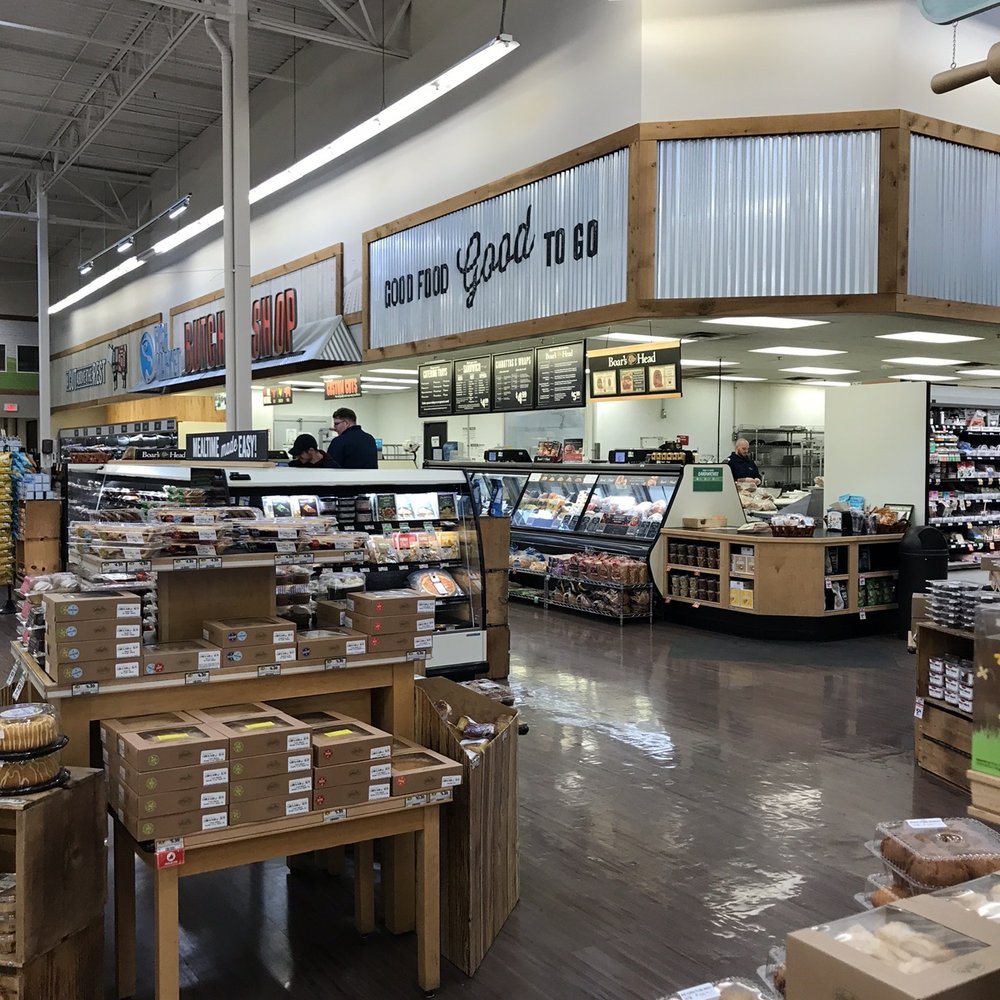 Inside store
