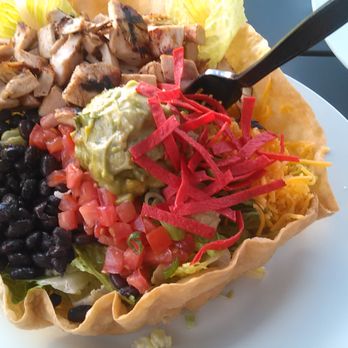 Wooly's - $12 taco salad without the olives and sour cream - Seafood Near Me - Pismo Beach, California Wooly's - $12 taco salad without the olives and sour cream - Seafood Near Me - Pismo Beach, California
