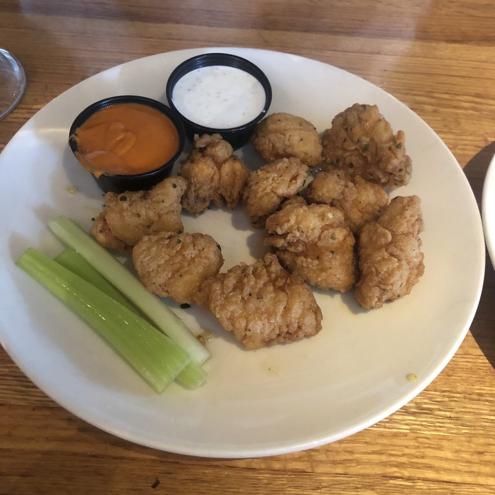 Boneless Wings with buffalo sauce Boneless Wings with buffalo sauce